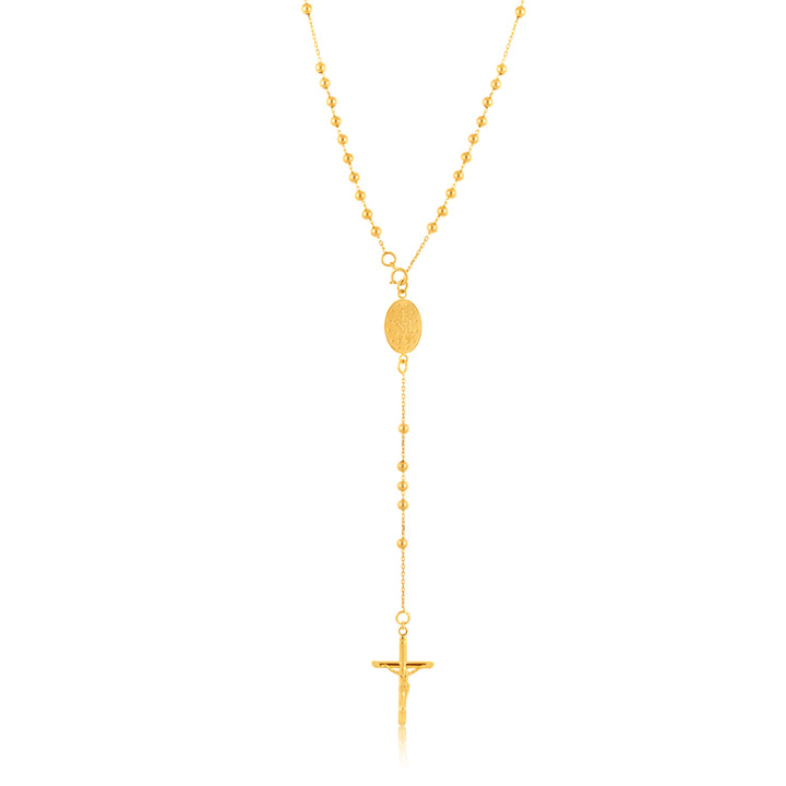 9ct Yellow Gold Rosary 40.60cm Chain
