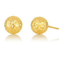 Load image into Gallery viewer, 9ct Yellow Gold Round 7mm Ball Studs 9y