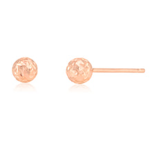 Load image into Gallery viewer, 9CT Rose Gold Round 4MM Ball Studs