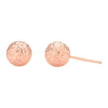Load image into Gallery viewer, 9ct Rose Gold Round 7mm Ball Studs