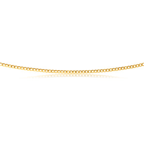 9ct Yellow Gold 45cm Curb Chain