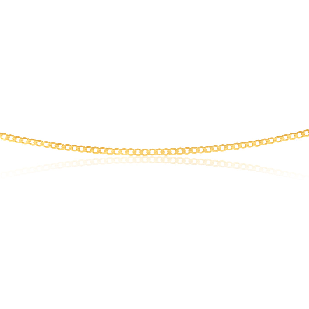 9ct Yellow Gold 50cm Curb Chain