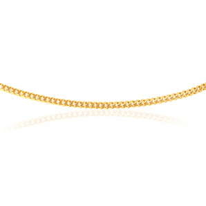 9ct Yellow Gold 50cm Curb Chain