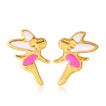 Load image into Gallery viewer, 9ct Yellow Gold Fairy Earrings
