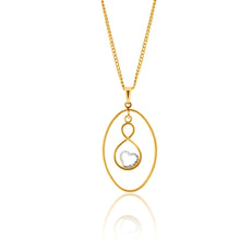 Load image into Gallery viewer, 9ct Yellow Gold Infinity Heart Pendant