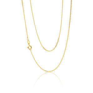9ct Yellow Gold 31 Gauge 46cm Chain