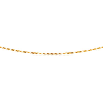 Ciondolo A Goccia Citerna In Oro 9 Carati Con Granato | Catena 46 Cm Inclusa