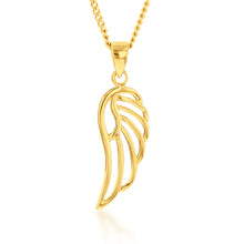 Load image into Gallery viewer, 9ct Yellow Gold Angel Wing Pendant