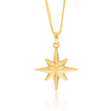 Load image into Gallery viewer, 9ct Yellow Gold Star Pendant