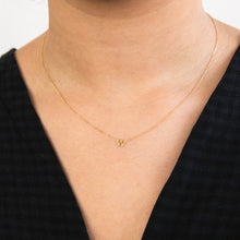 Load image into Gallery viewer, 9ct Yellow Gold Initial &quot;W&quot; Pendant on 43cm Chain