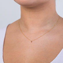 Load image into Gallery viewer, 9ct Yellow Gold Initial &quot;Y&quot; Pendant on 43cm Chain