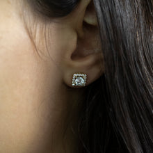 Load image into Gallery viewer, 9ct Yellow Gold Zirconia Studs
