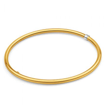 Load image into Gallery viewer, 9ct Yellow Gold Silver Filled 3mm 65mm Bangle