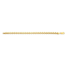 Load image into Gallery viewer, 9ct Gorgeous Yellow Gold Silver Filled Belcher Bracelet