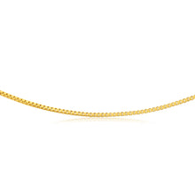 Load image into Gallery viewer, 9ct Yellow Gold Silver Filled 50cm Box Chain