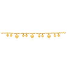 Load image into Gallery viewer, 9ct Dazzling Yellow Gold Silver Filled Belcher Bracelet