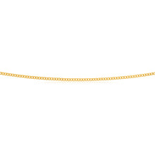 Load image into Gallery viewer, 9ct Yellow Gold Silver Filled 45cm Curb Chain