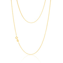 Load image into Gallery viewer, 9ct Yellow Gold Silver Filled 70cm Curb Chain