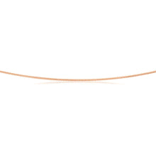 Load image into Gallery viewer, 9ct Rose Gold Silver Filled 45cm Curb Chain