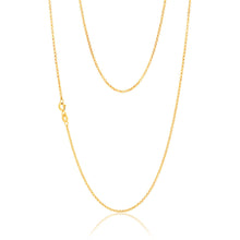 Load image into Gallery viewer, 9ct Delightful Yellow Gold Silver Filled Belcher Chain