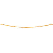 Load image into Gallery viewer, 9ct Yellow Gold Silver FIlled Box Link 50cm Chain