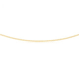 Silverfilled 45cm Anchor Link Chain 40Gauge