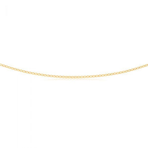 Silverfilled 45cm Anchor Link Chain 40Gauge