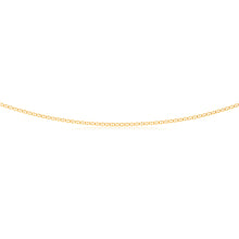 Load image into Gallery viewer, 9ct Yellow Gold Silver Filled Anchor Link 50cm Chain 40 Gauge