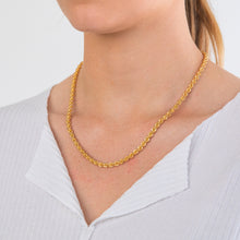 Load image into Gallery viewer, 9ct Gold Filled Rope 50cm Chain 80 Gauge