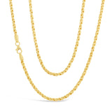 9ct Yellow Gold-Filled 45cm Rope Chain