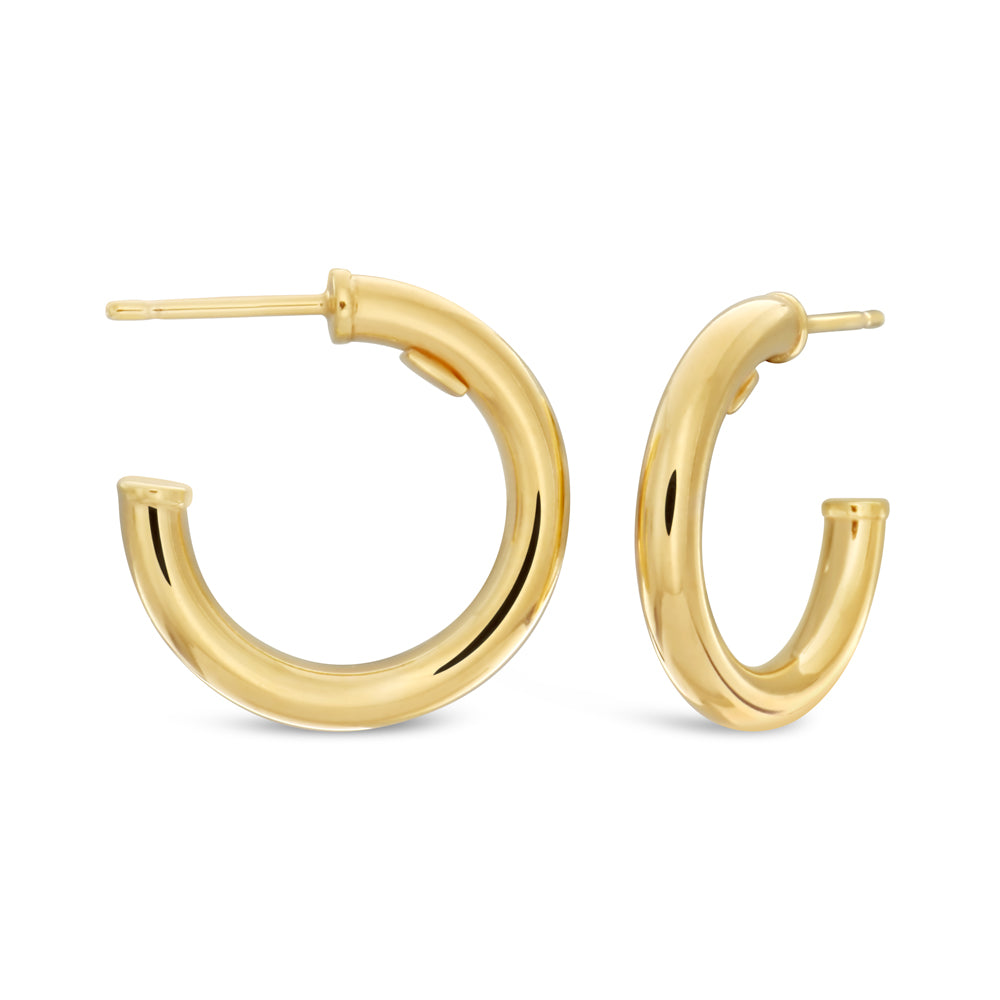 9ct Yellow GoldFilled Hoop Earrings Shiels Jewellers
