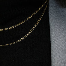 Load image into Gallery viewer, 9ct Yellow Gold Filled 45cm Curb Chain