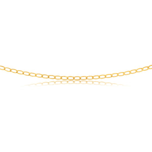 9ct Yellow Gold Filled 50cm Curb Chain