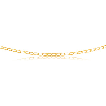 9ct Yellow Gold Filled 50cm Curb Chain
