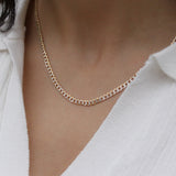 Silverfilled Curb 45cm Necklace