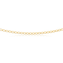 Load image into Gallery viewer, 9ct Yellow Gold Silverfilled 50Guage 45cm Chain