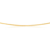 9carat Silver Filled Box Chain 45cm