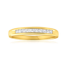 Load image into Gallery viewer, 9ct Yellow Gold Diamond Charming Ring
