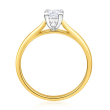 Load image into Gallery viewer, 18ct Yellow Gold Solitaire Ring With 0.5 Carat Diamond