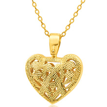 Load image into Gallery viewer, 9ct Charming Yellow Gold Diamond Pendant