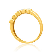 Load image into Gallery viewer, 18ct Yellow Gold Ring With 0.5 Carats Of Bezel Set Diamonds
