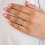 9ct White Gold 1/5 Carat Delightful Diamond Ring