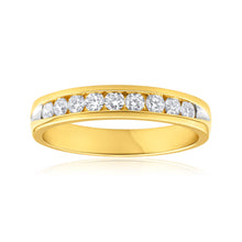 Load image into Gallery viewer, 1/2 Carat Flawless Cut 18ct Yellow Gold Diamond Ring