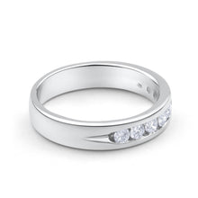 Load image into Gallery viewer, 1/2 Carat Flawless Cut 18ct White Gold Diamond Ring