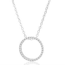 Load image into Gallery viewer, 9ct White Gold Radiant Diamond Pendant
