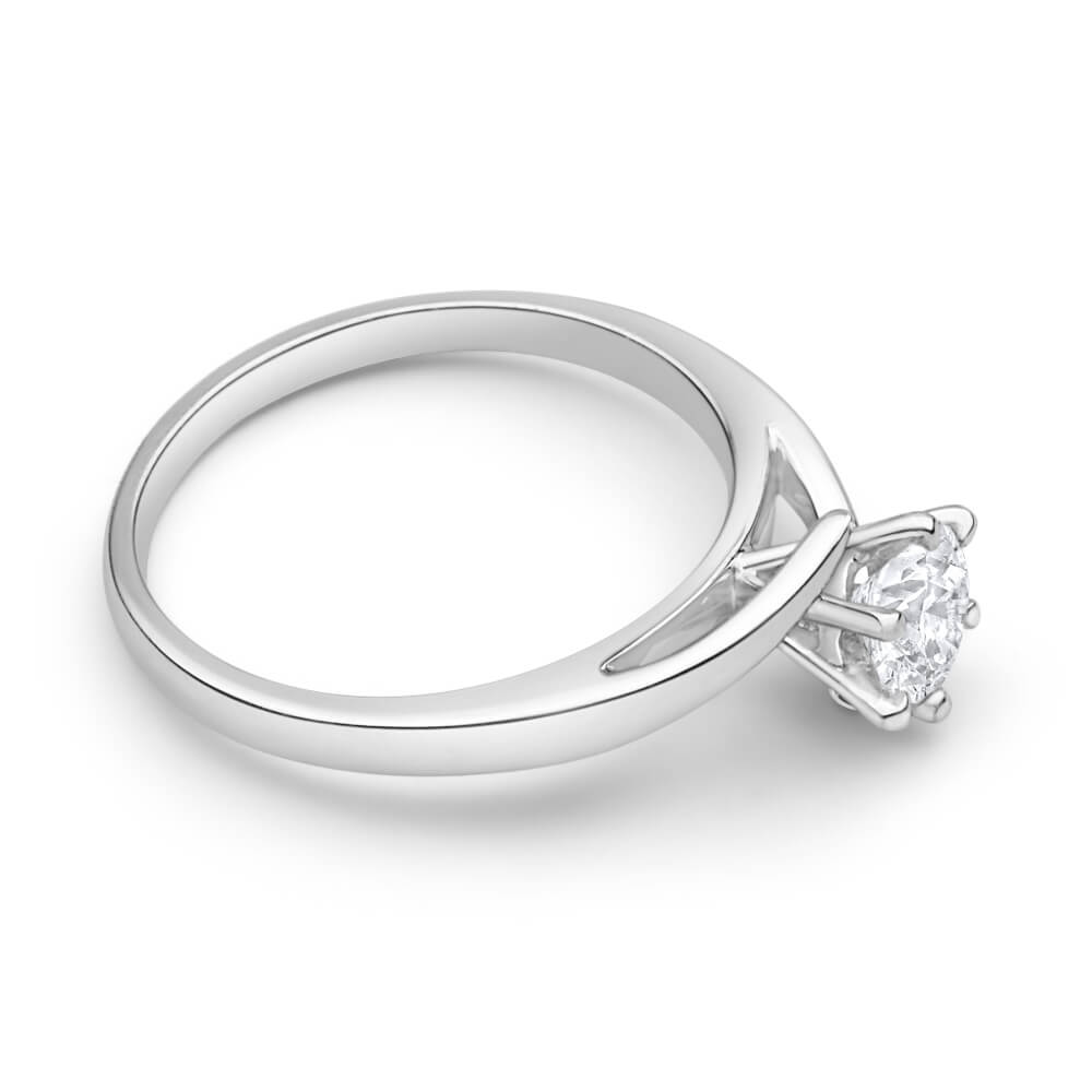 Certified Diamond 18ct White Gold Diamond Ring