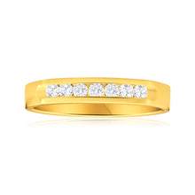 Load image into Gallery viewer, 9ct Yellow Gold 1/4 Carat Diamond Ring