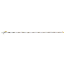 Load image into Gallery viewer, 9ct Charming 1/4 Carat Yellow Gold Diamond Tennis Bracelet 18cm