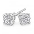 Load image into Gallery viewer, 18ct White Gold Stud Earrings With 0.5 Carats Of Diamonds