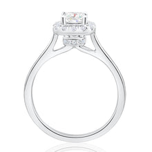 Load image into Gallery viewer, 14ct White Gold Ring With 75 Points Of Diamonds